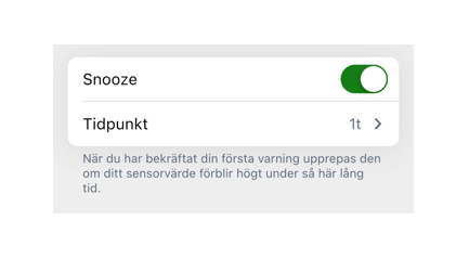 Snooze högt